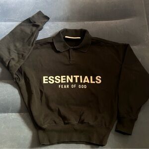 Essentials Black Kids Matching Set